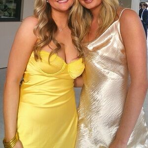 Yellow Silk Maxi Dress